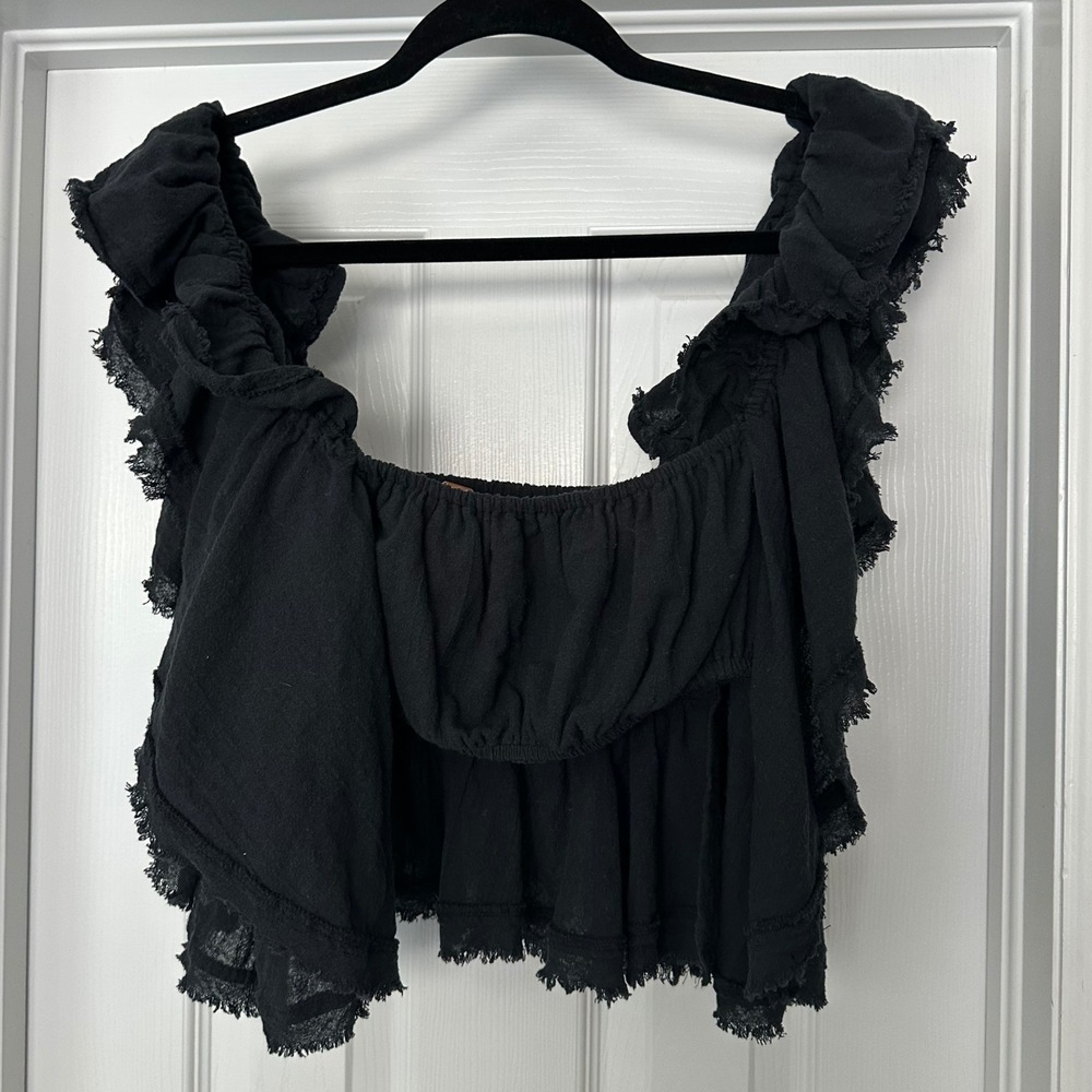 Free People Make Waves Reversible
Top Black Beach Vacay Resort Size Small - Picture 6 of 14